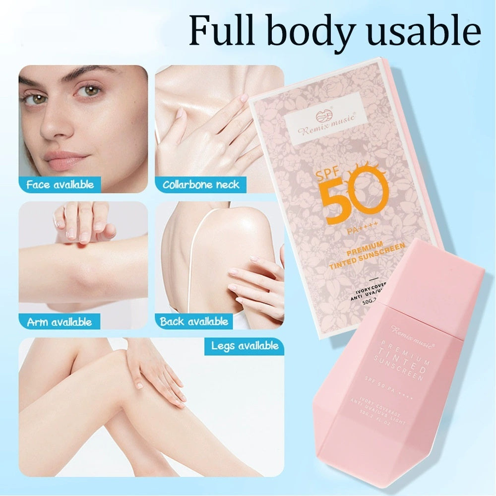 PREMIUM TINTED SUNSCREEN SPF50 Face Protection UV Protection