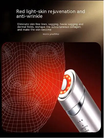 MiSMON 4 in 1 Pulse Beauty Device Light Therapy for Wrinkles Lifting & Face Massager