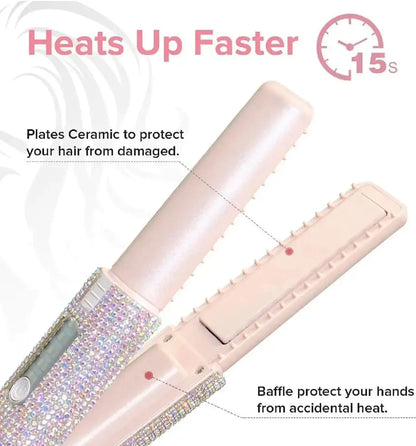Portable 2 in 1 Hair Straightener